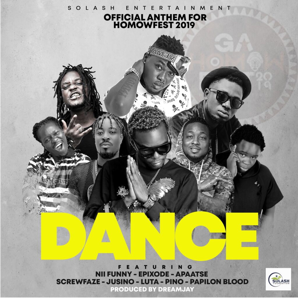 Ga All Stars – Dance Ft. Luta, Epixode, Nii Funny, Screwfaze,Pino, Jusino, Papilon Blood & Apaatse (Prod by Dreamjay)