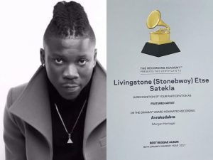 Stonebwoy 2017 Grammy nomination