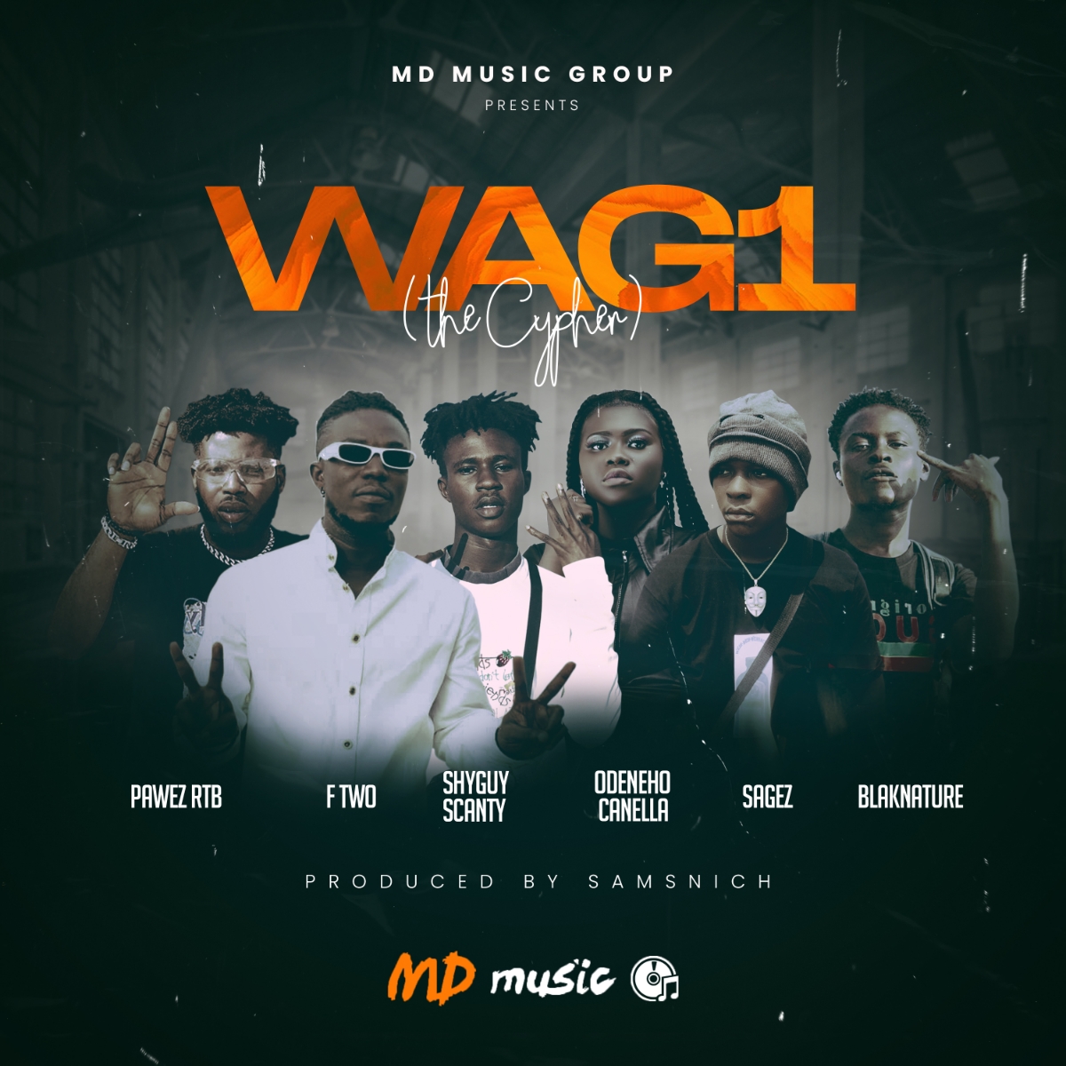 Sagez & ShyGuy Scanty – WAG1 (The Cypher) ft. Odeneho Canella, Pawez RTB, F Two & BlakNature