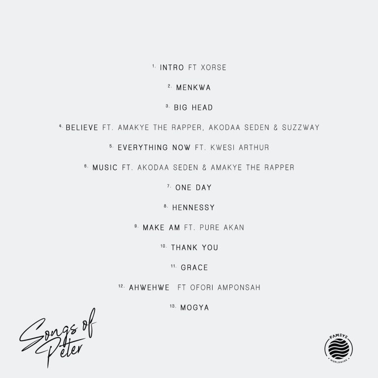 Fameye – Songs Of Peter (Full Album)