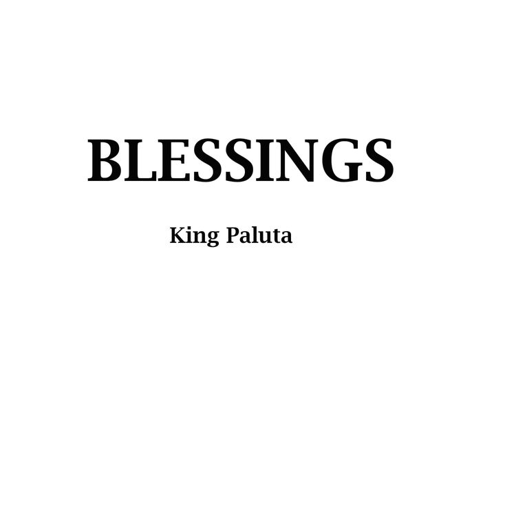 King Paluta – Blessings mp3 download