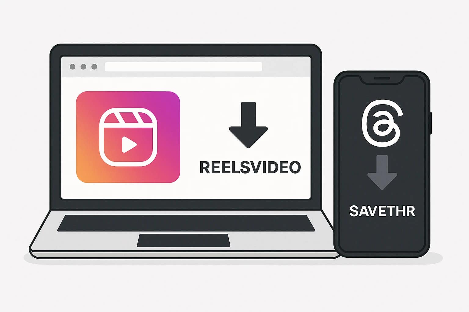 Instagram & Threads Videos speichern – Mit Reelsvideo und Savethr