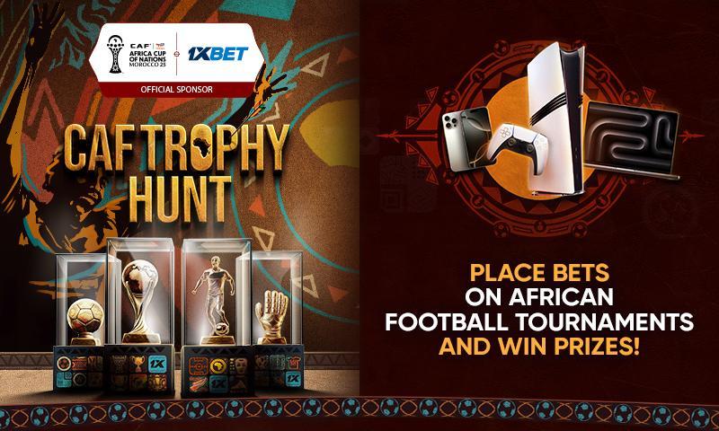 CAF Trophy Hunt: Win Samsung Galaxy Z Fold7, Xbox Series X, Apple iPad Air and other prizes in 1xBet promo!